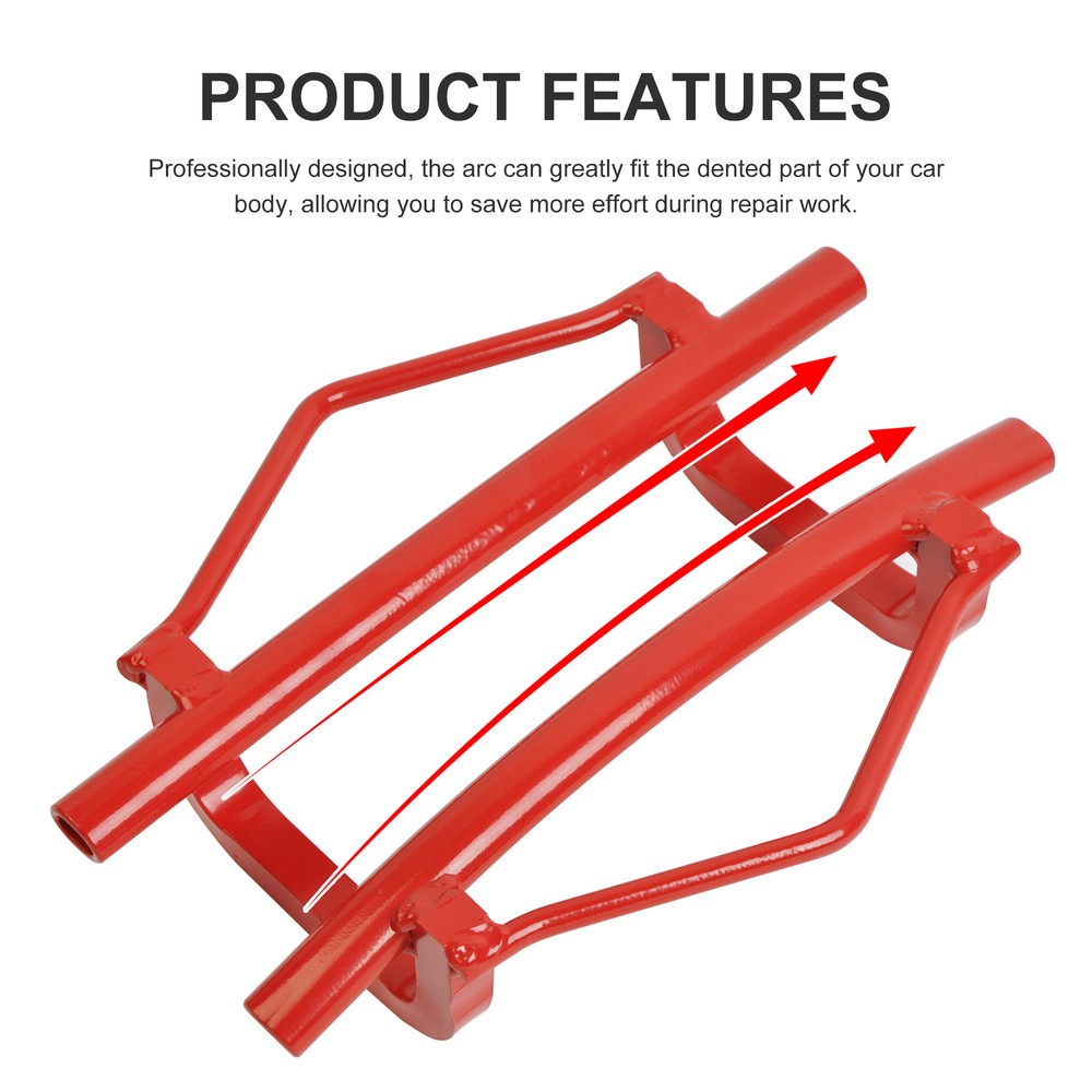 Pair Quarter Puller Powder Coated Quarter Panel Puller Dent Repair Kit Universal