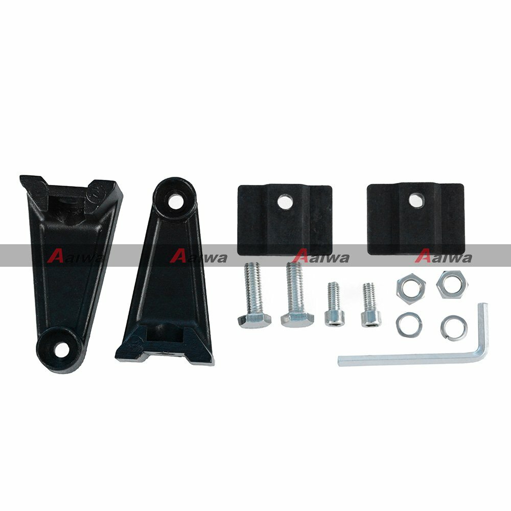 Mounts Side Brackets Mounting Rotating Universal LED Work Light Bar Right Left