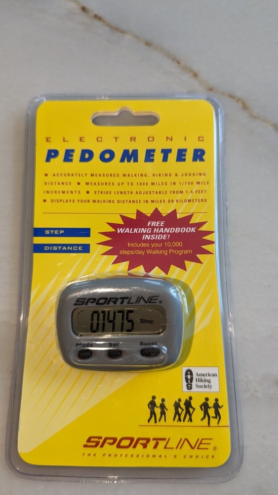 Sportline NEW Electronic Pedometer Step Distance.