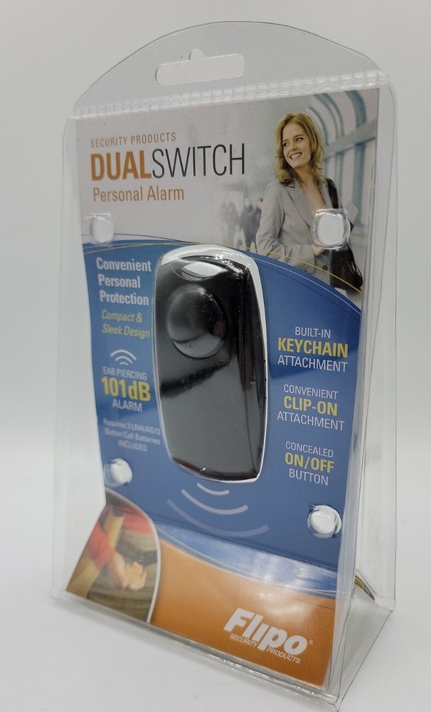 Personal Safety Alarm - Dual Switch by Flipo. New