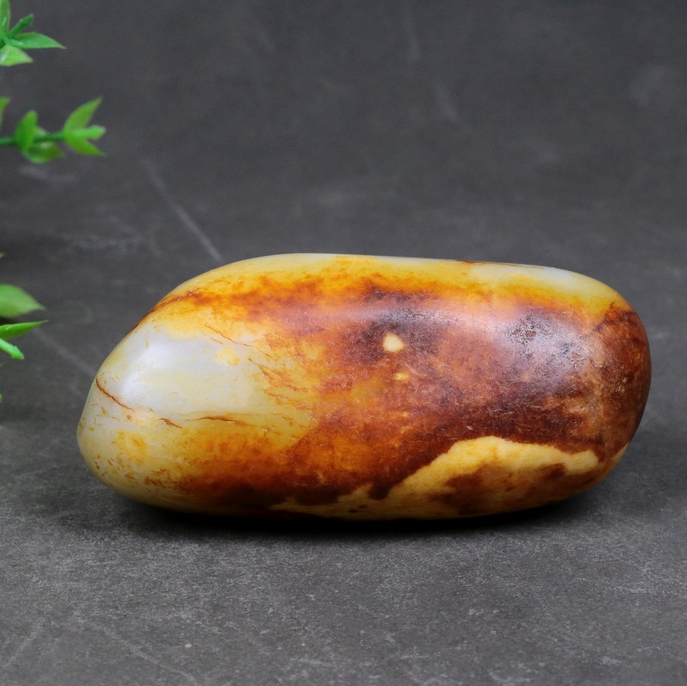 466G Certified 100% Hetian jade(Nephrite) Raw stone 和田玉青花籽料原石