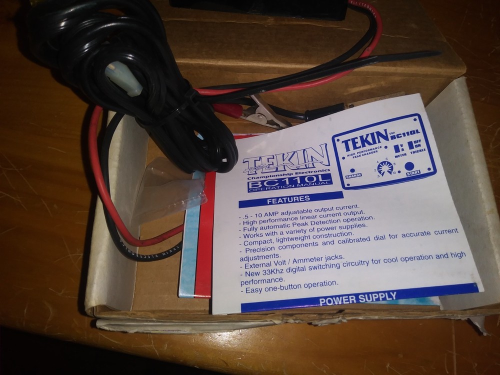 NEW Vintage Tekin BC110L Charger