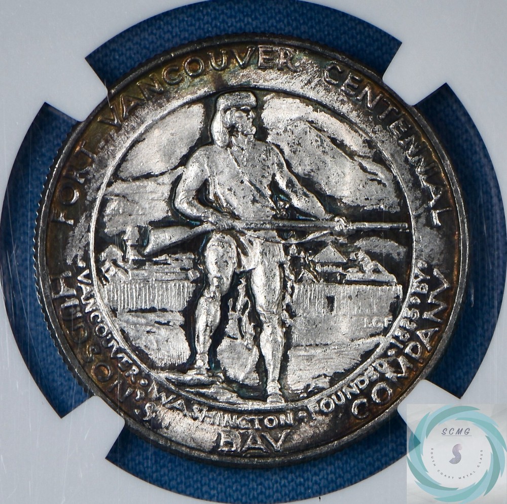 1925 Fort Vancouver Commemorative Half Dollar NGC MS 65 - Attractive Gem!!!