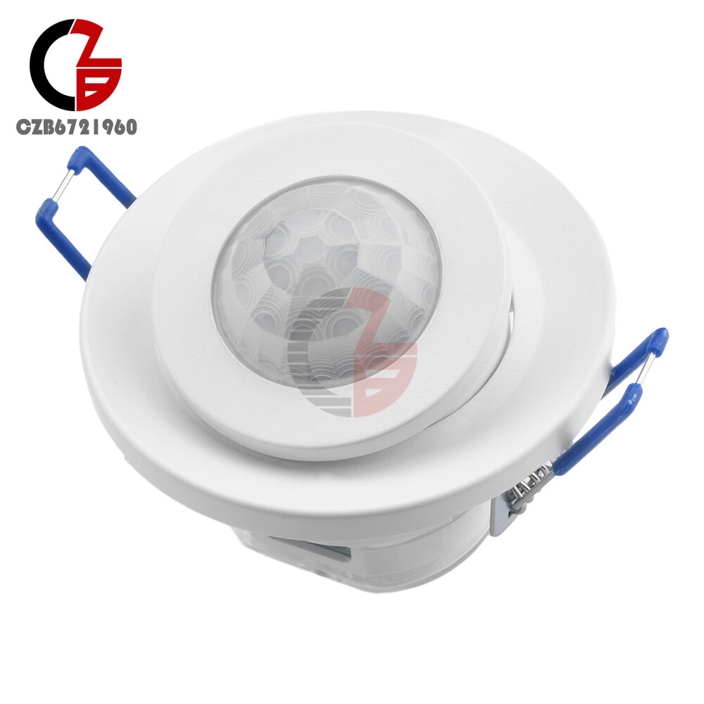 AC220-240V PIR Motion Sensor Detection Embedded Rotary Sensor 360° Motion Sensor