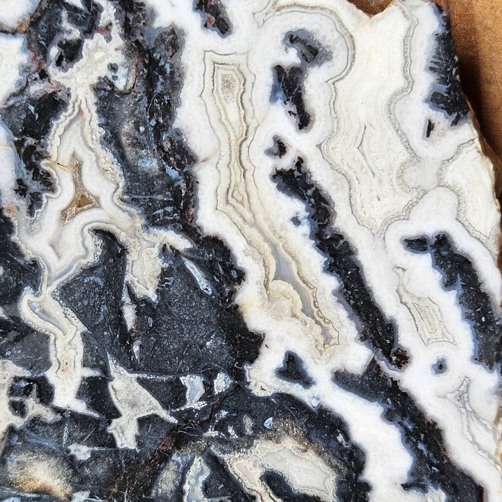 Lace Agate Slab Mexico 134 Grams
