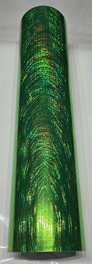 Holographic Fluorescent Green Light Ray Sign Plotter Cutter Vinyl Roll