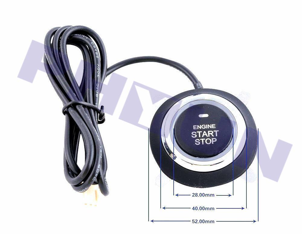 One key Remote start /Lock System with Main Harness & Start Button Kit USA Stock