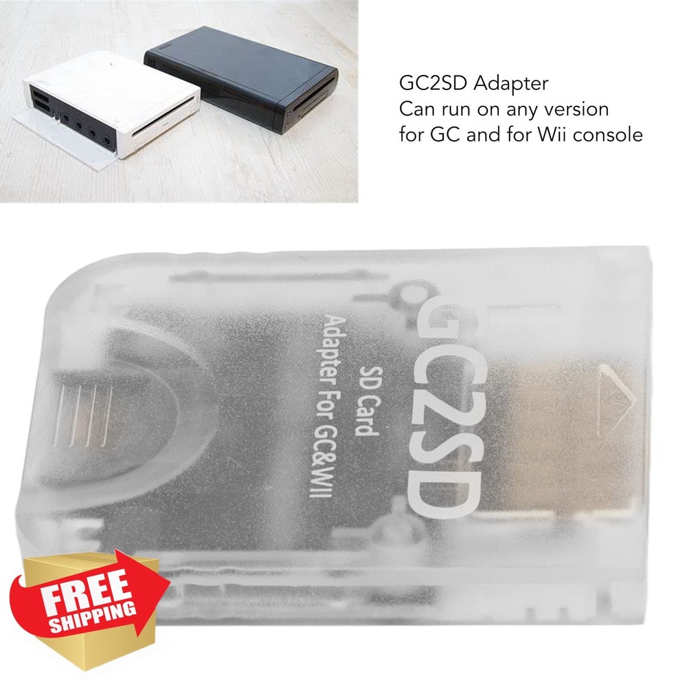 Zopsc GC2SD Card Adapter Reader Transparent