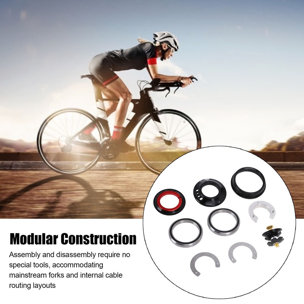 Bicycle Headset With 8.5mm Compression Internal Cable Routing