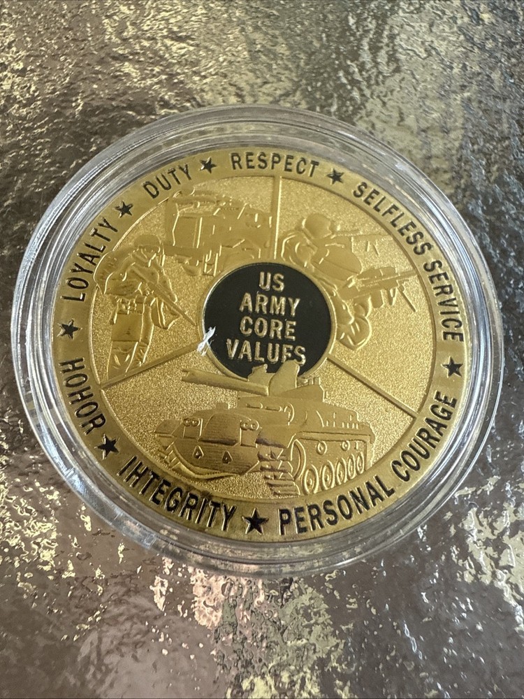 Loyalty,Respect, Duty “US Army Core Values Coin