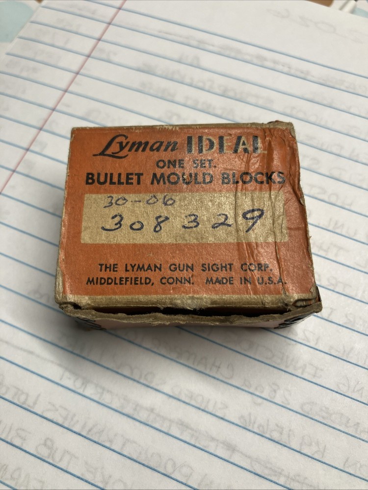 Lyman Ideal Vintage Empty Bullet Mould Box