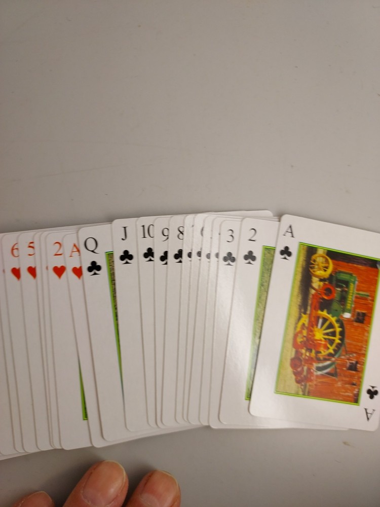 John Deere Playing cards, opened, never Played With