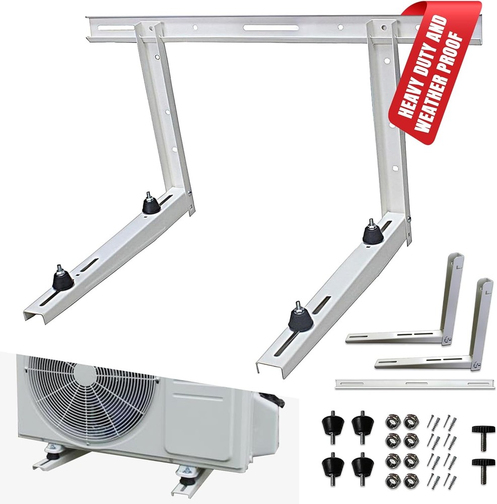 DuctlessAire Outdoor Wall Bracket - Mini Split Mounting Bracket - Ductless Air C