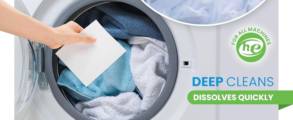 Laundry Deternt Sheets Fragrance Unscented, Eco Earth Friendly