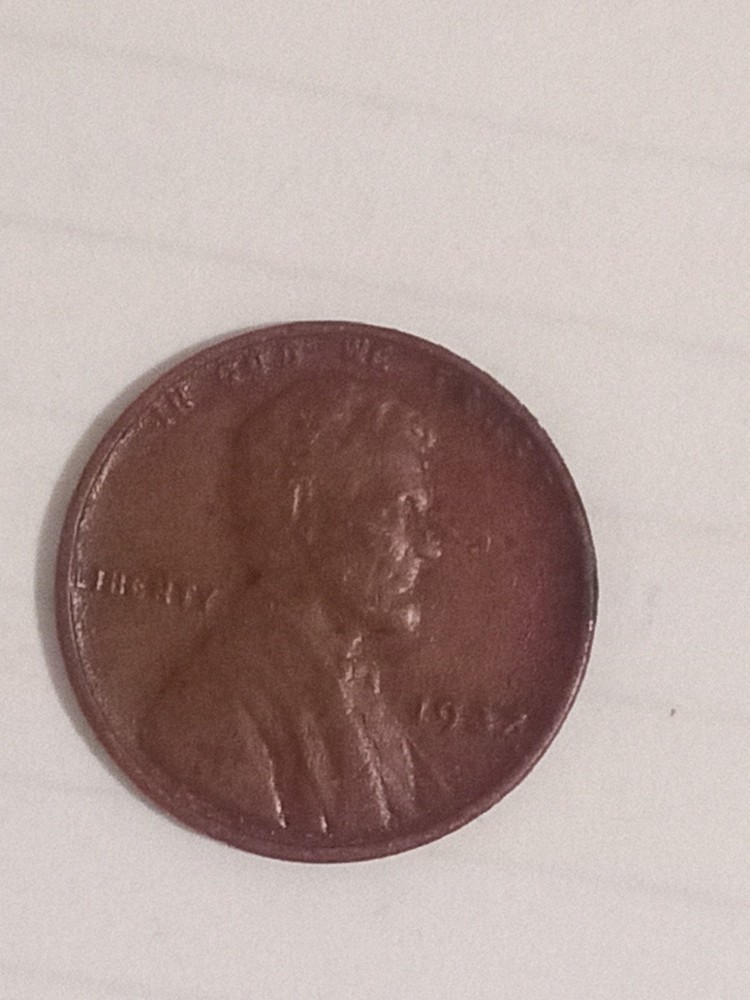 1937 wheat penny, #1, quantity#1