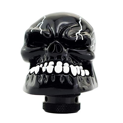Skull Manual Automatic Gear Shift Knobs Black