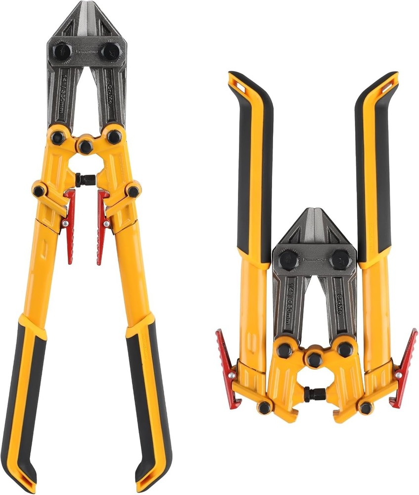 Compact 14-Inch Bolt Cutter with Folding Handles - Ultimate Durability