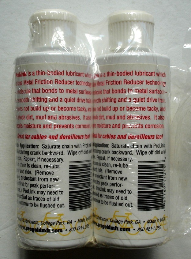 ProGold ProLink Chain Lube, 4 oz., 2 Bottles