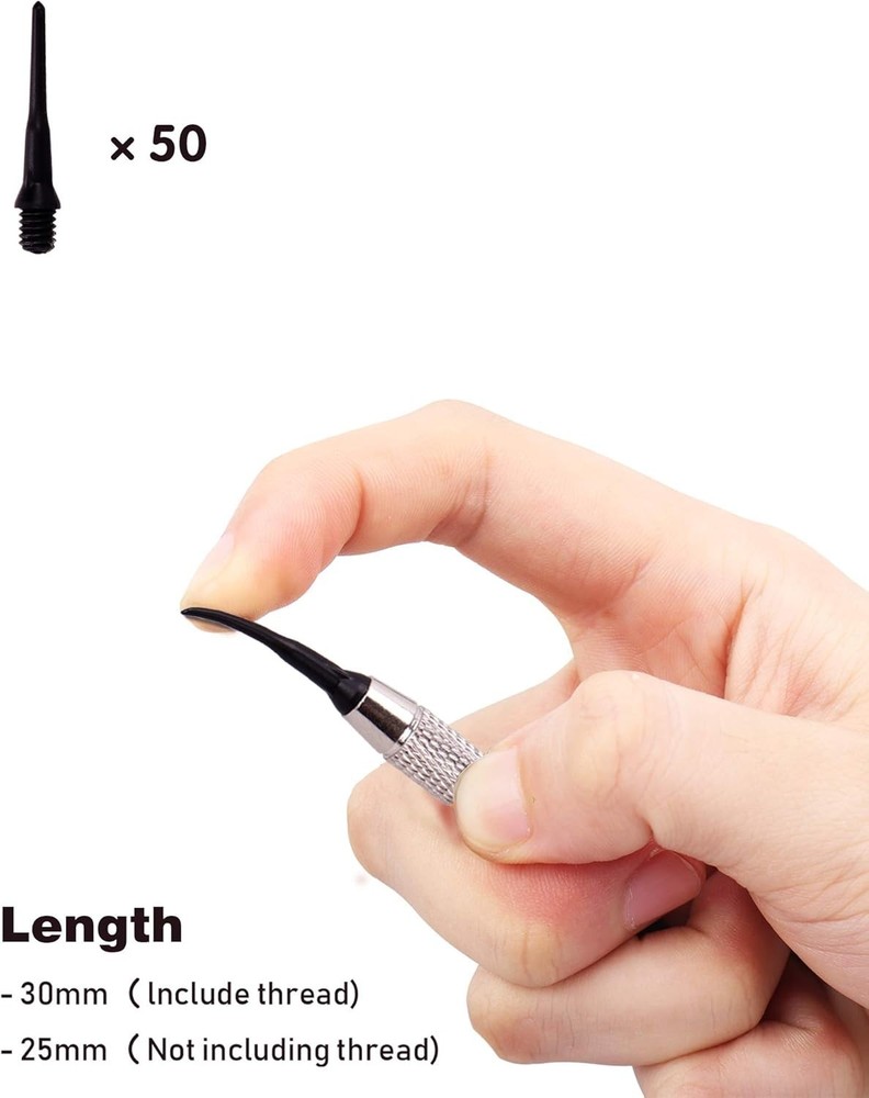 Customizable Soft Tip Darts Set for Electronic Dartboard - 9 Pcs & Flight Tools