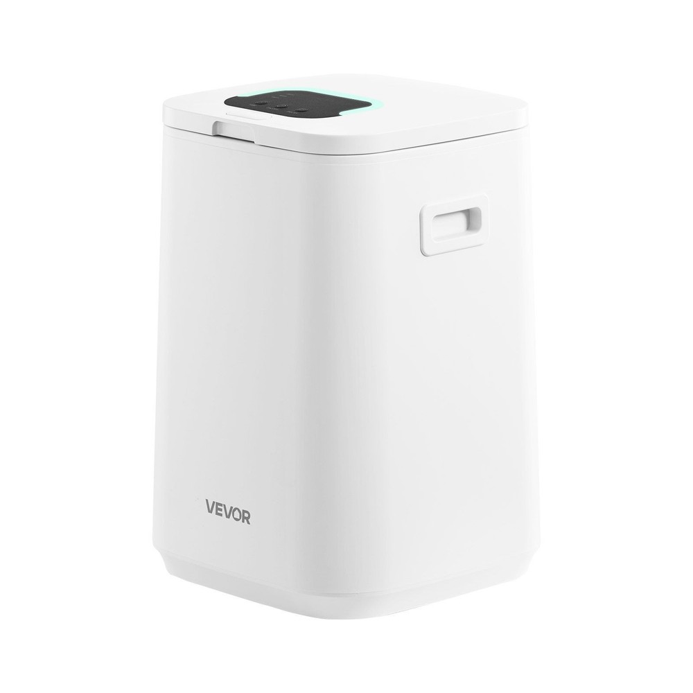 20L Heated Towel Warmer with LED Timer & Temp Control, 4 Hooks, White