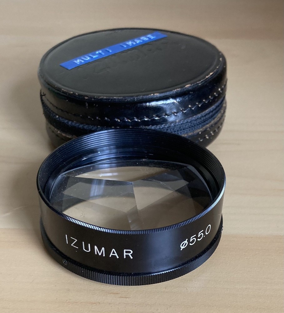 VIVITAR 46MM SKYLIGHT CLEAR FILTER With Case Nice! Izumar 55.O With Case