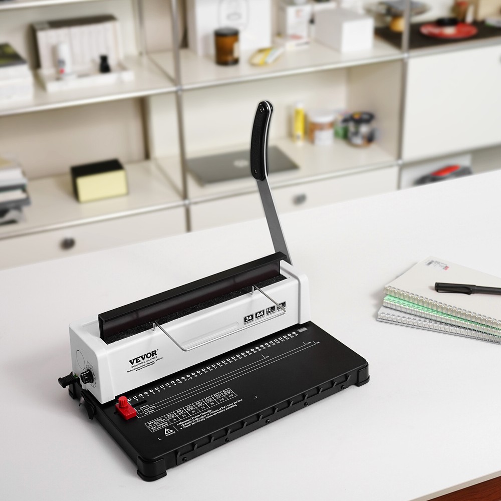 VEVOR Coil Spiral Binding Machine Manual Book Maker