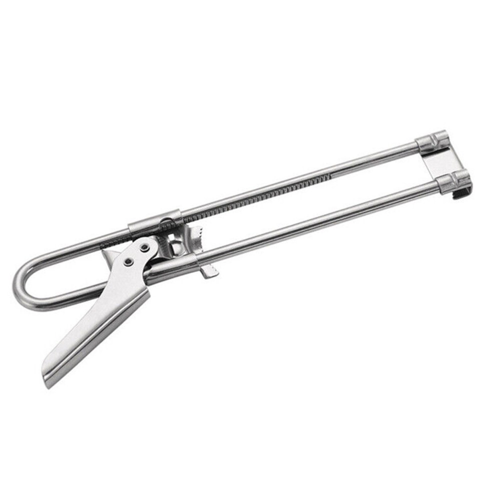 Stainless Steel Adjustable Can Opener Handle Tool Jar Bottle Lid Remover Tool A