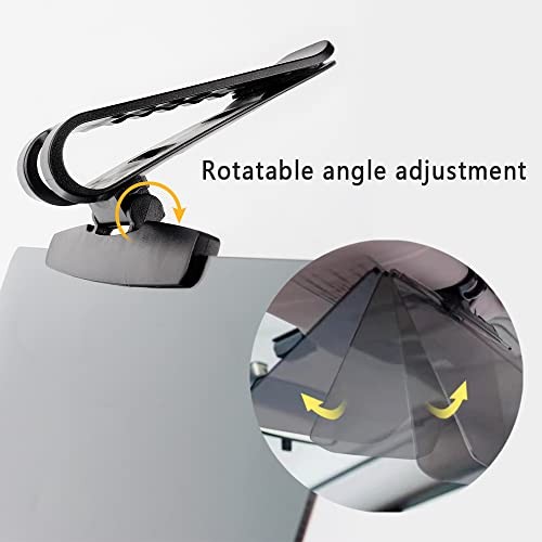 2Pcs Car Visor(Upgraded Version to Block Harmful UV Rays) Adjustable Angle,