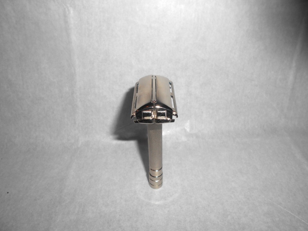 Gillette Ranger Tech 1941 DE TTO Refurbished Replated Nickle 2