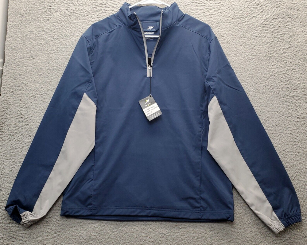 Ahead Extreme Waterproof Jacket Mens Small Multi Quarter Zip Golf Performance
