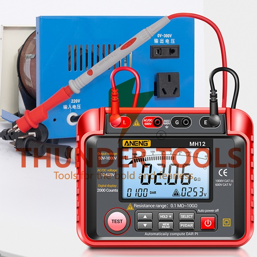 Thunder Tools ANENG MH12 Insulation Resistance Tester Shaking Table High