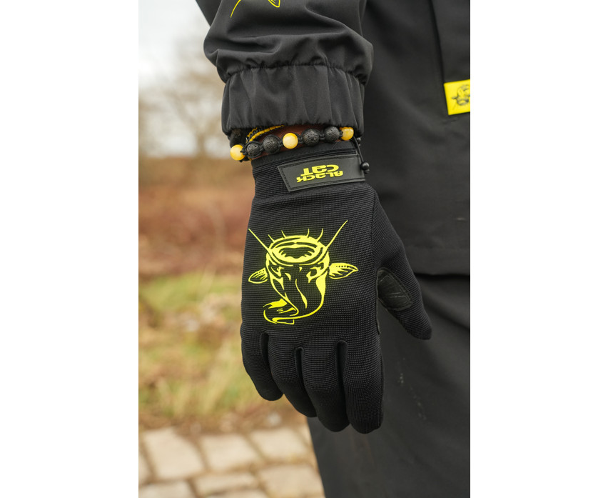 Black Cat Gripper Gloves