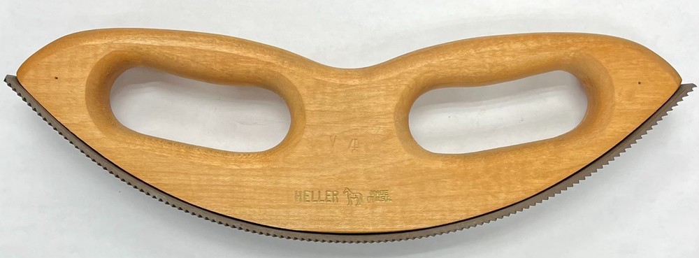 HELLER V4 VINTAGE DOUBLE HANDLE CURVED FILE