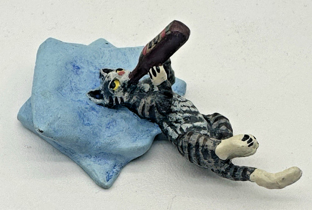 Fritz Bermann Cold Painted Cat, Austrian