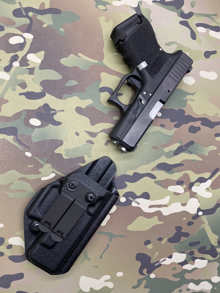 Black Kydex IWB for Glock 26/27 Holster