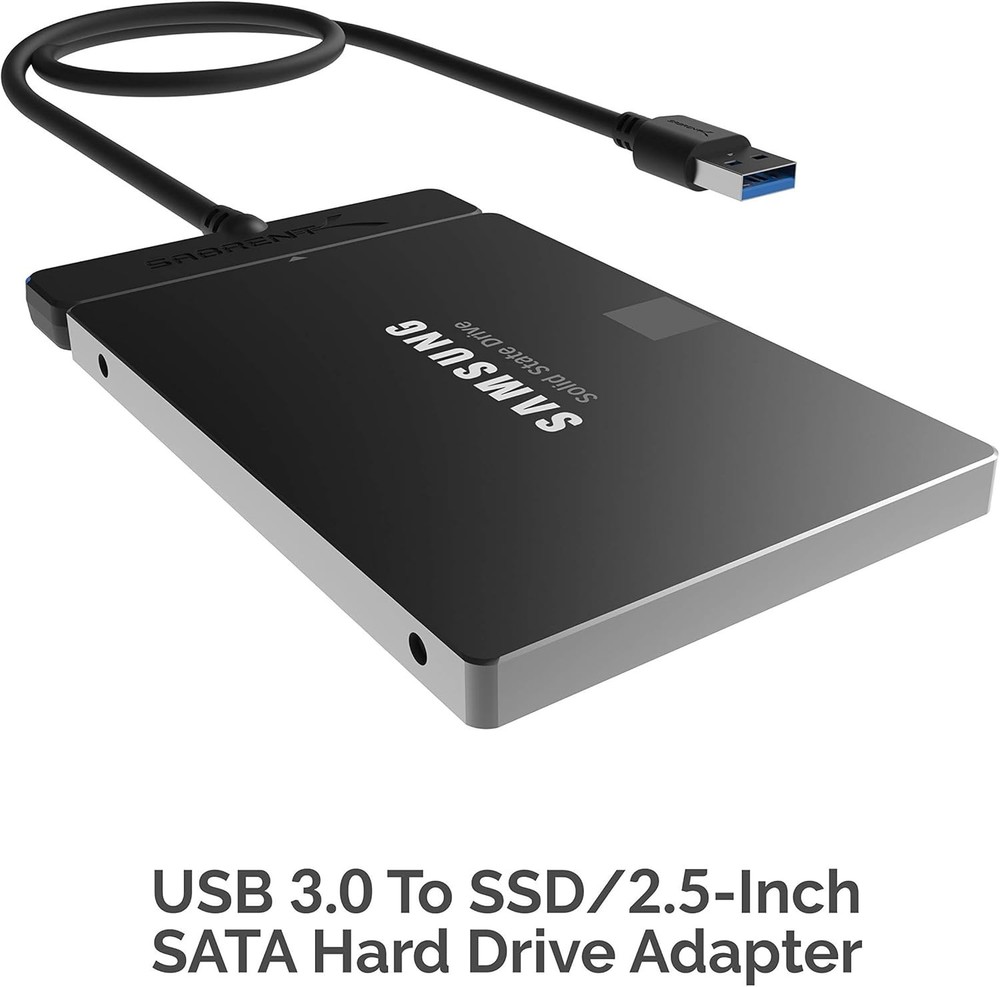 USB 3.0 to 2.5” SATA Adapter Cable for SSD & Laptop HDD, UASP Support, 5Gbps ...