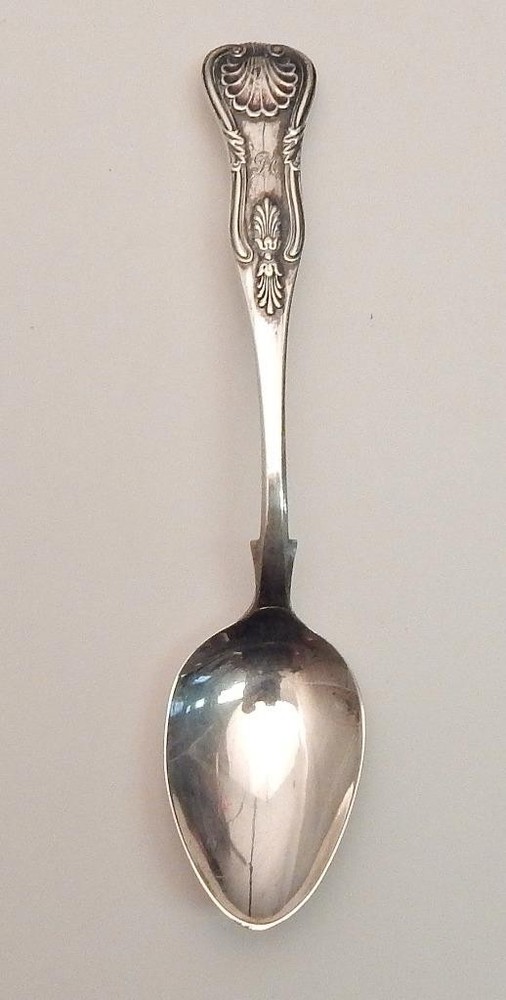 Edinburgh 1843 Silver Scottish Kings Pattern Spoon James & William Marshall