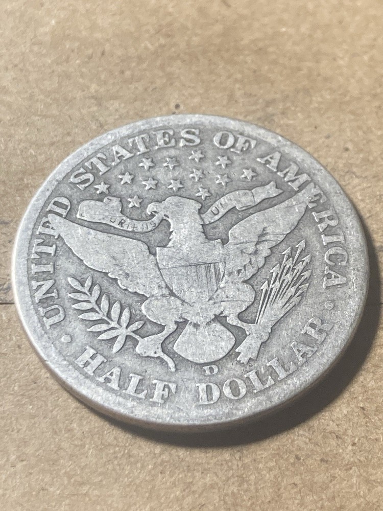 1908 D Barber Half Dollar - As Shown! (#2123)