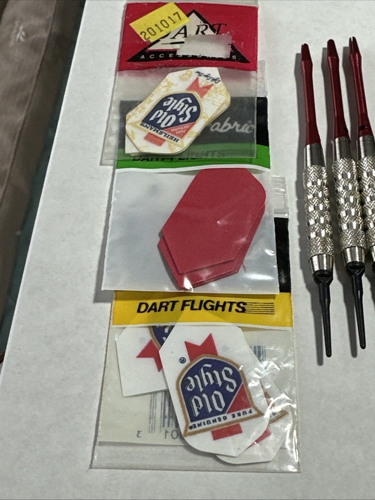 15GM Old Style Beer Themed 3 Soft Dart Set Bundle With Soft Case