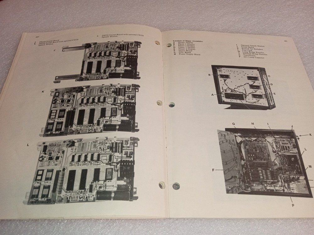 Williams Pinball Machine Flipper Maintenance and Service Manual 1980 Solid State