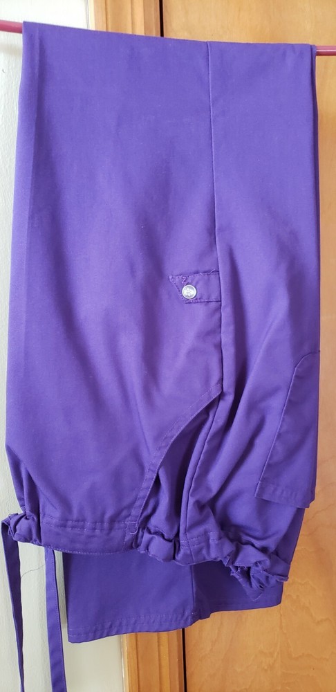 CHEROKEE LUXE PURPLE SCRUB SET