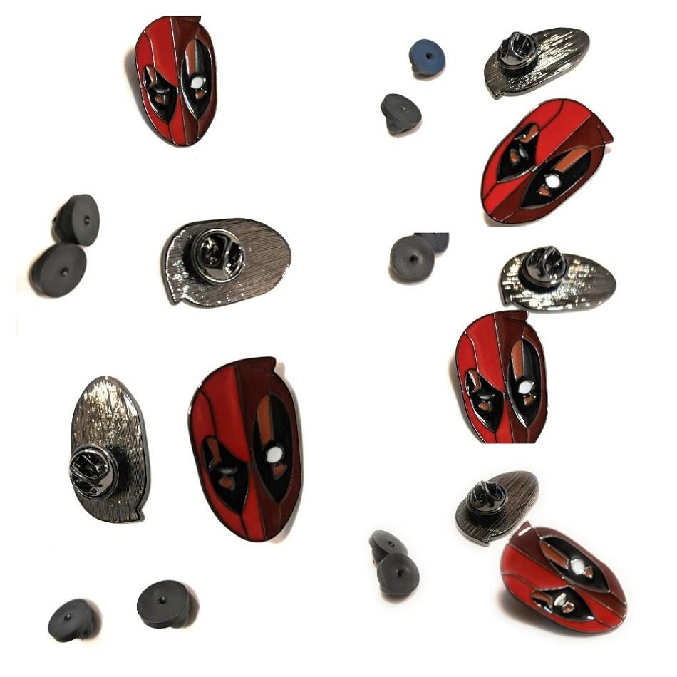 Deadpool Metal hat Pin 1.2 brooch hat pin cap jacket lapel cosplay marvel comics