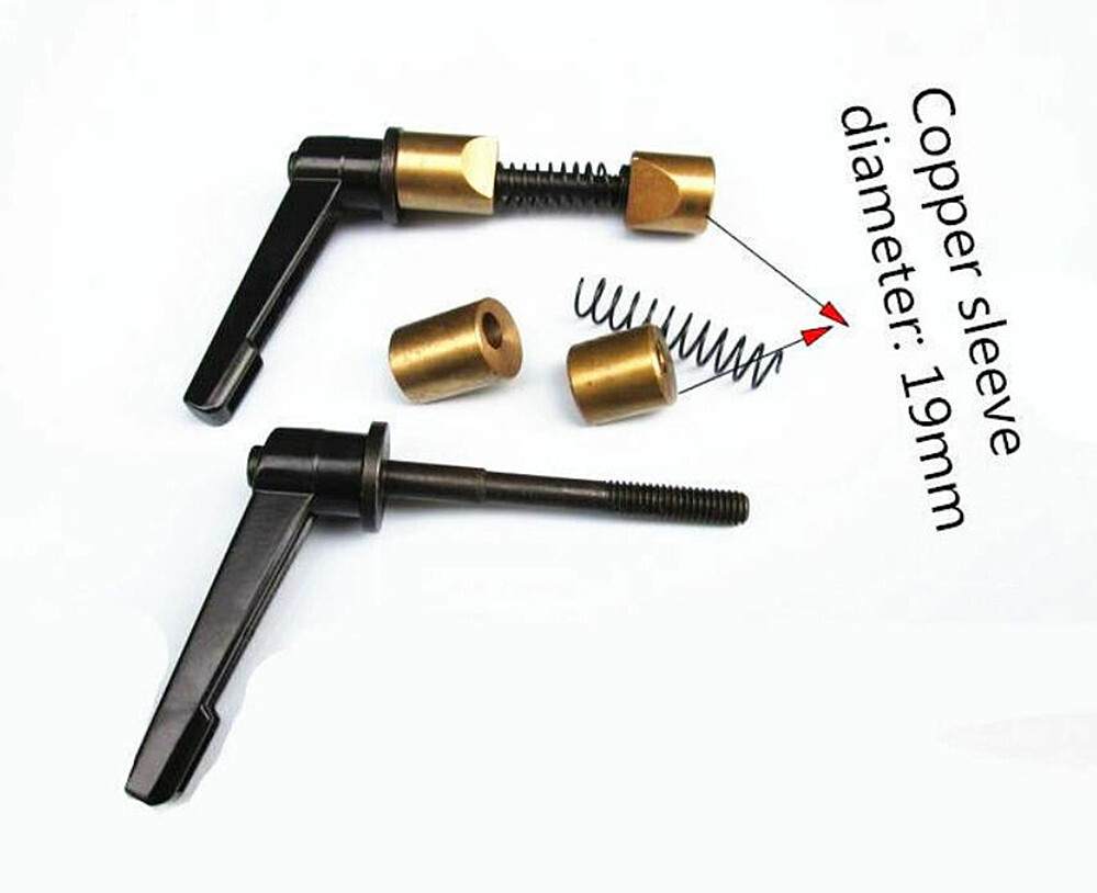 1Set Milling Machine Head Lock Bolt Handle 2 Copper Sleeve Mill Tools Bridgeport