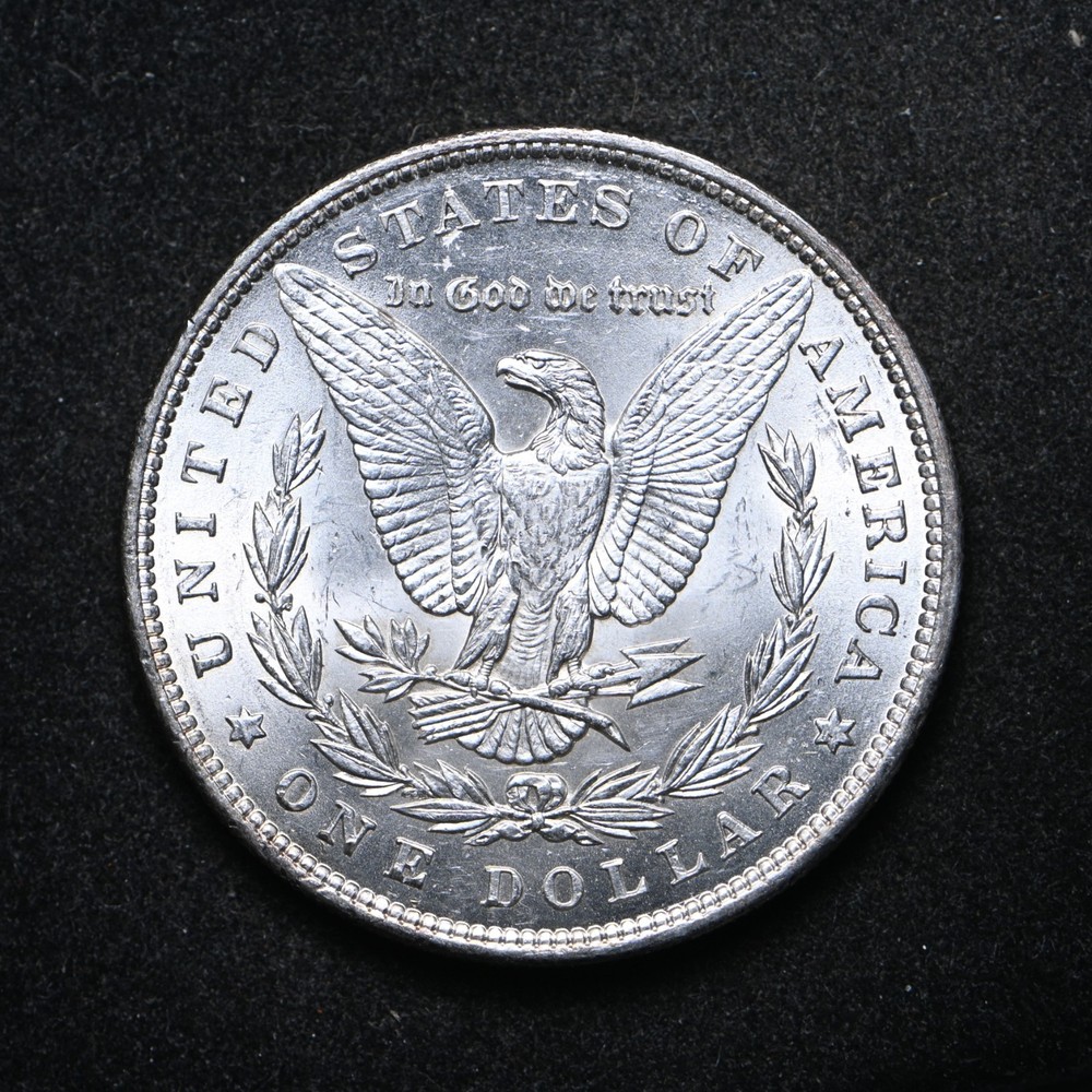 1896 Morgan Silver Dollar BU+ (cn16319)
