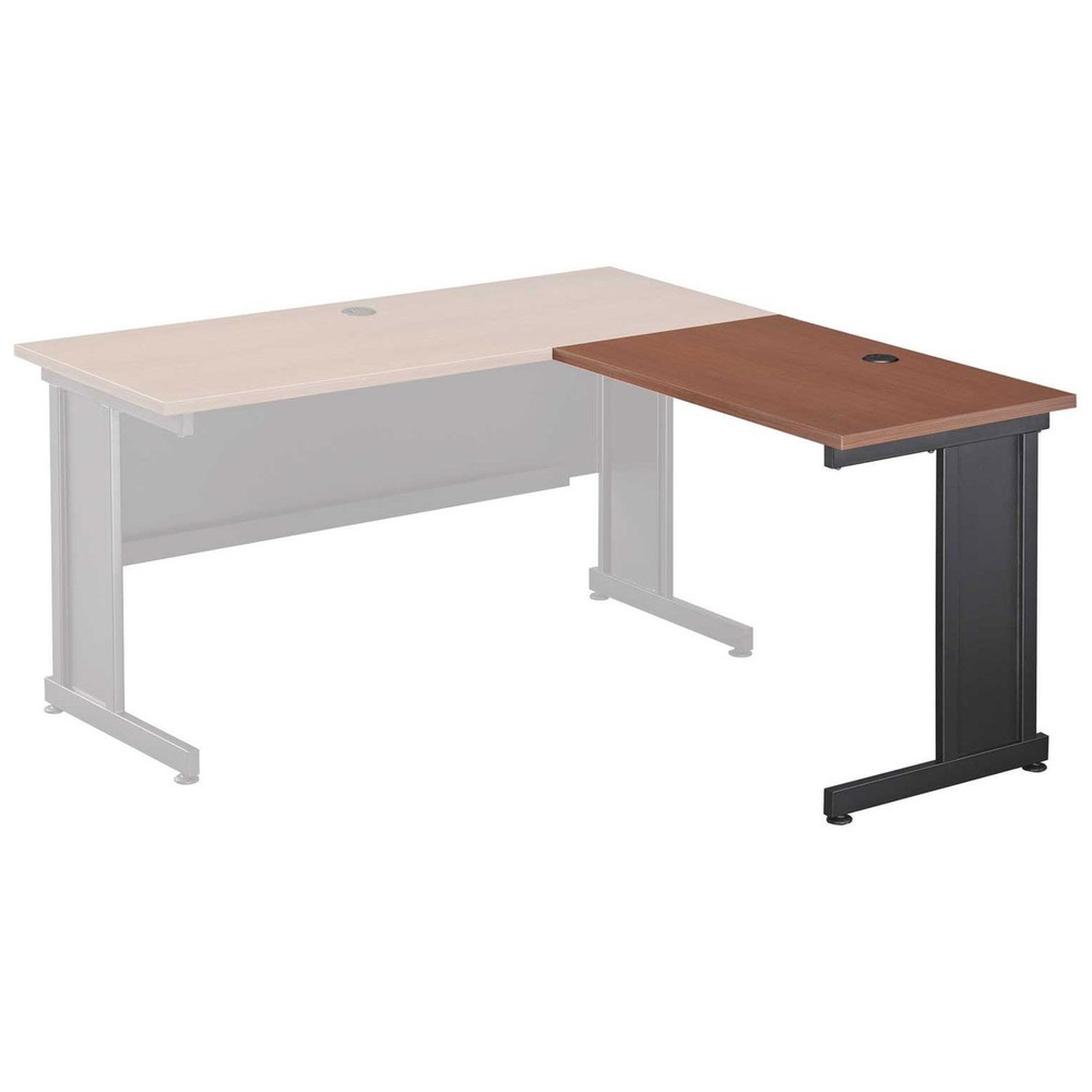 Global Industrial Right Handed Return Table 36"W Cherry
