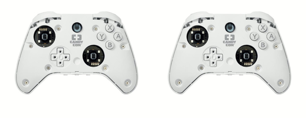 Lot of 2 CANDY CON Base Unit Customizable Wireless Bluetooth Controller
