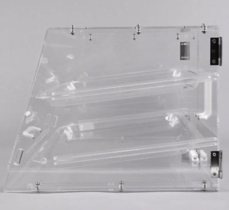 ADC-2, ACRYLIC DISPLAY CASE, 2 TRAY