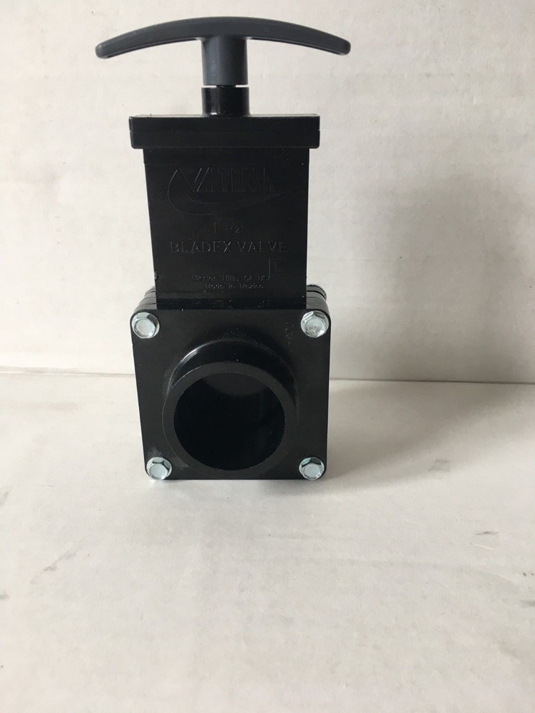 Valterra 1 1/2" Dump Valve RV Drain Sewer Waste Valve Assembly Hub Spigot