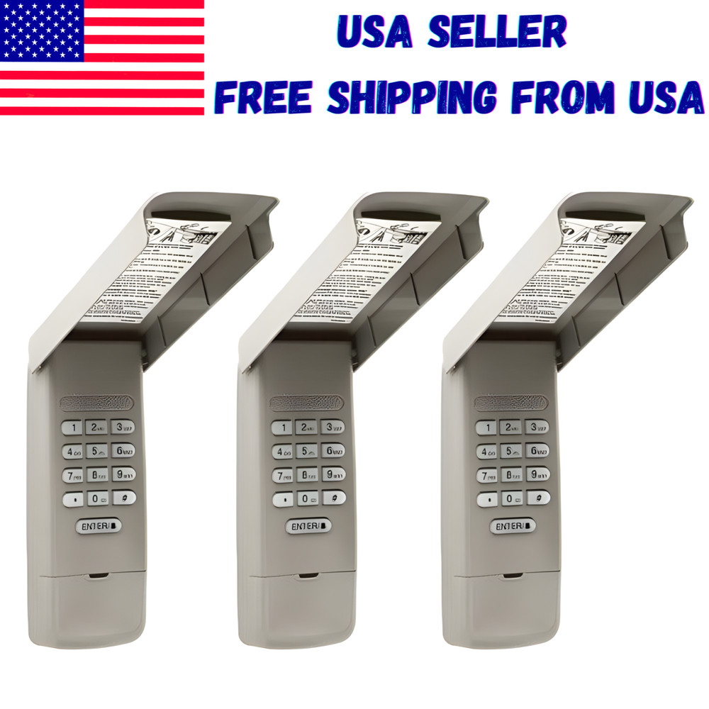 LiftMaster 878MAX 13 Button Remotes 3 Pack | Universal Garage Opener Security+ 2