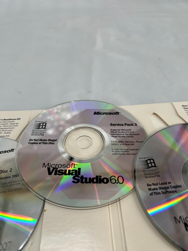 Microsoft Visual Studio 6 6.0 Plus Pack